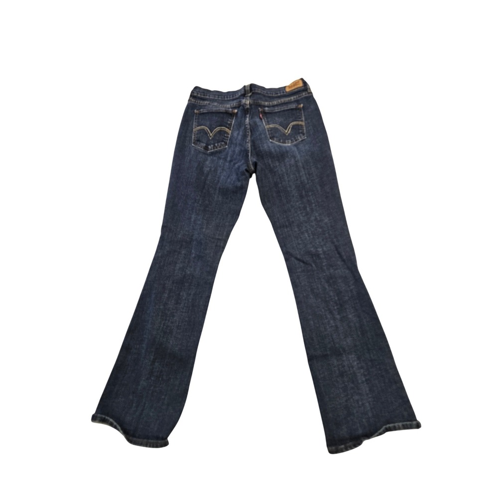 Levis 515 Bootcut Jeans Dark Wash Denim Blue Mid Rise WOMENS 31X30